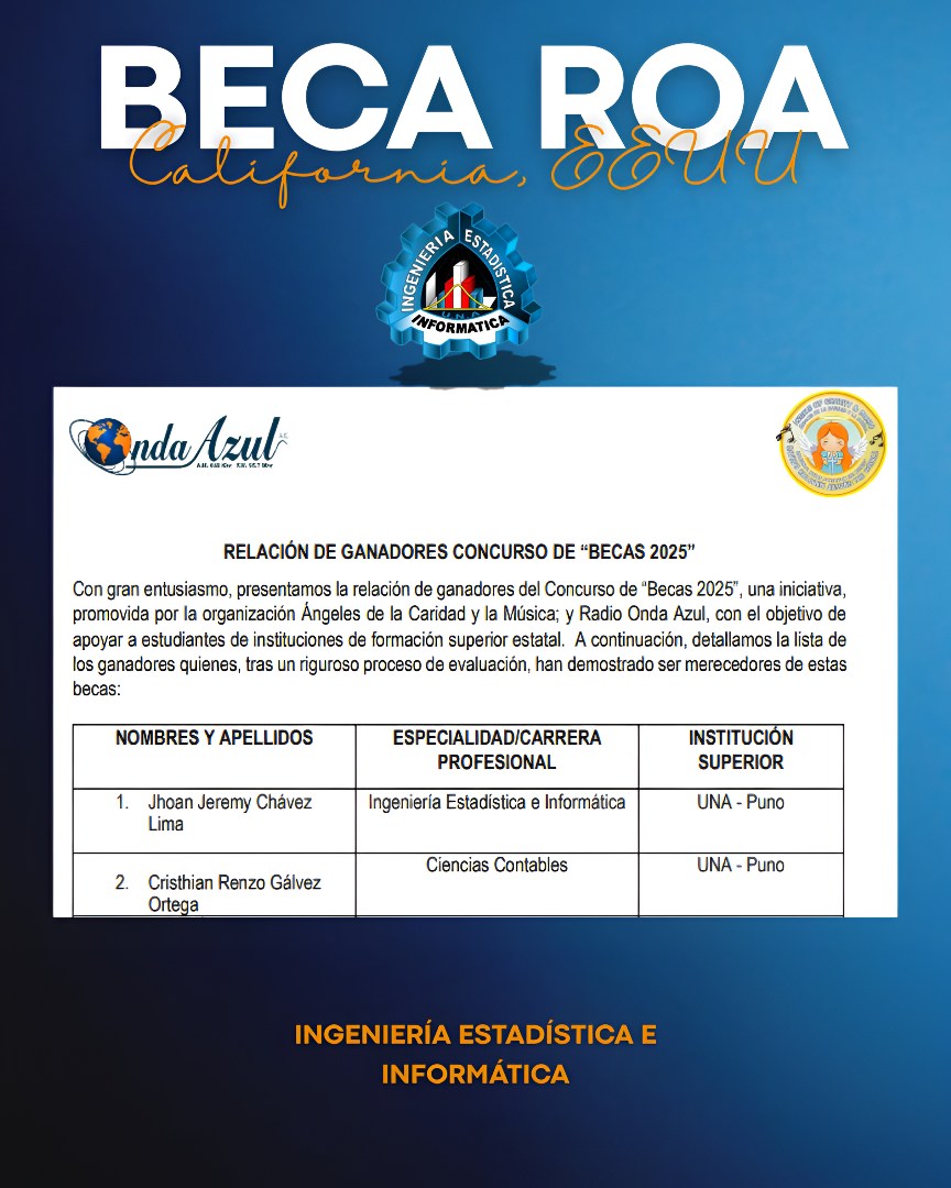 BECA ROA CALIFORNIA, EE. UU.