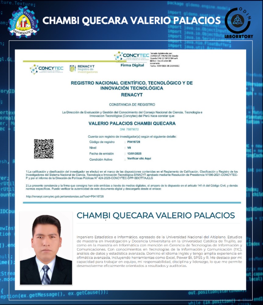 Foto de Est. CHAMBI QUECARA VALERIO PALACIOS